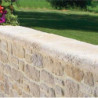 Dessus de mur blanc