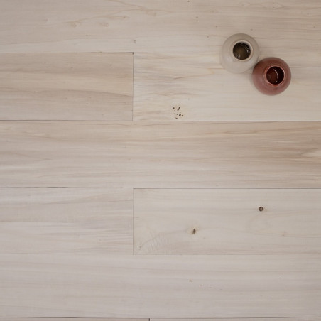 Parquet en peuplier massif Rustique - Fabrication française