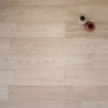 plancher massif en châtaignier finition brut