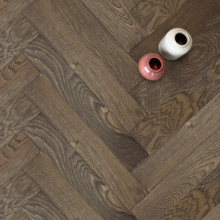 Parquet Bâton rompu chêne massif Campagne