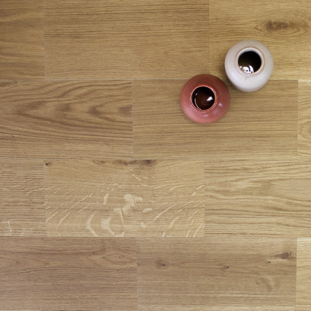 parquet campagne en chêne contrecollé lames aboutées brun clair