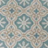 carreau ciment arabesque jaune bleu blanc