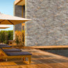 parement en quartzite Muraille