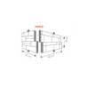 base béton avec agrafes incorporées pour les murs extérieurs épaisseur 20 cm