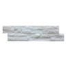 Pierre de parement blanche en quartz blanc