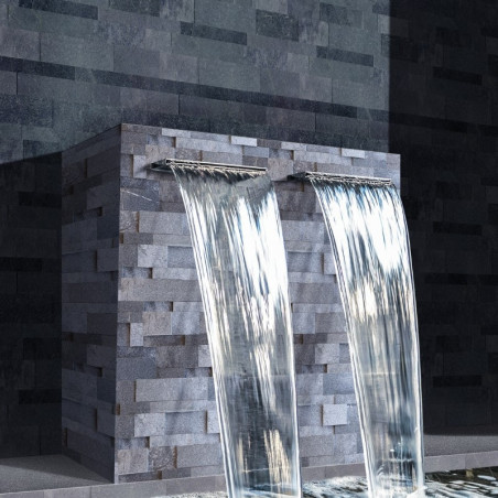 Pierre de parement naturelle noire Vista