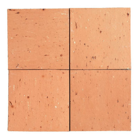 Tomette carrée aspect arraché