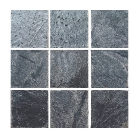 Mosaïque Bali en ardoise grise