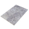 packshot d'une dalle de Carrelage en travertin gris choix naturel 60x40