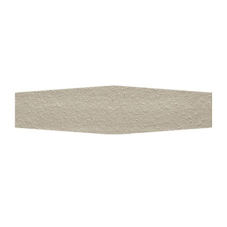 Plaquette d'angle en terre cuite naturelle lisse