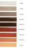 Plaquette d'angle en terre cuite naturelle lisse x 9 coloris
