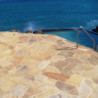 Dallage quartzite pierre naturelle élégante et durable pour terrasse