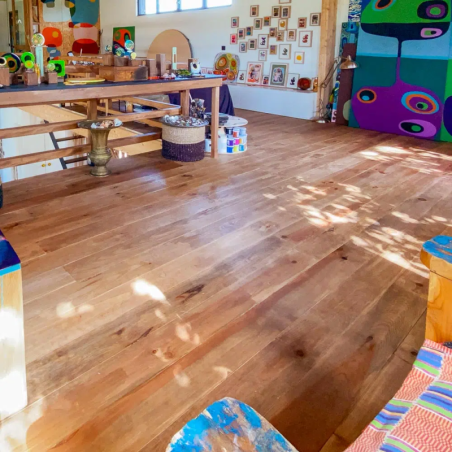 Parquet discount massif en pin des Landes