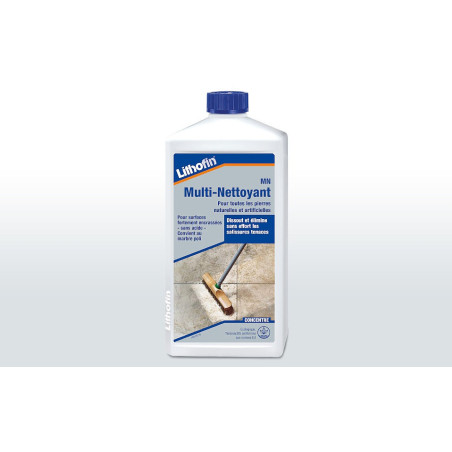 Lithofin MN Multi-Nettoyant 1L | Nettoyant marbre et pierre naturelle