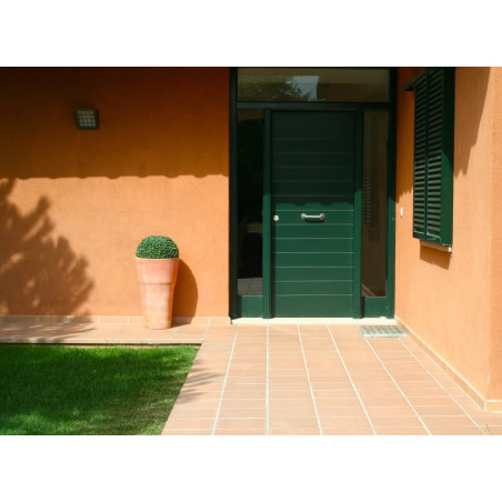 Tomette lisse saumon en terre cuite
