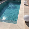 Margelle de piscine plate