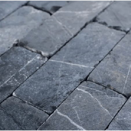 Pavé en pierre bleue