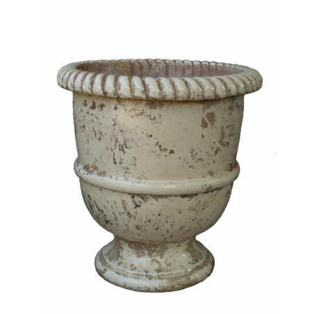 Vase provençal aqua émaillé