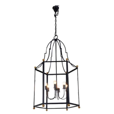 Lustre Champagne 148 cm de hauteur