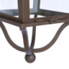 Dessous luminaire quai loire marron