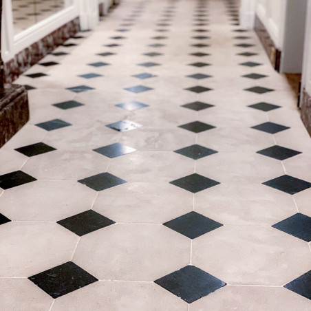 Dallage à cabochons classique