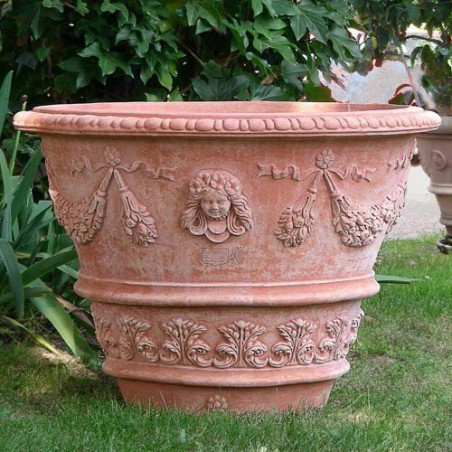 Vase Monumental Mascaron Enfant