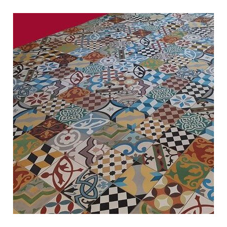 Patchwork de Carreaux de Ciment