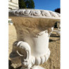 vase feuilles vigne blanc 3