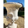 vase feuilles vigne blanc 5