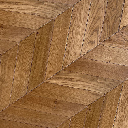 Parquet point de Hongrie en chêne massif ancien