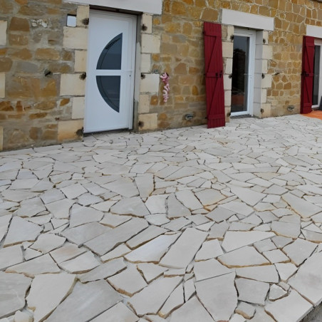 Dallage en pierre du Nivernais