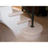 Contremarche d'escalier demi rond: Authentique et Durable - Ligerio