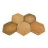 Tomette hexagonale claire fabrication française authentique - Ligerio