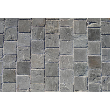 Échantillon de pavé grès kandla gris