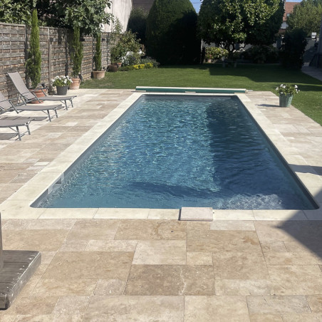 Carrelage en travertin deuxième choix (rustique)