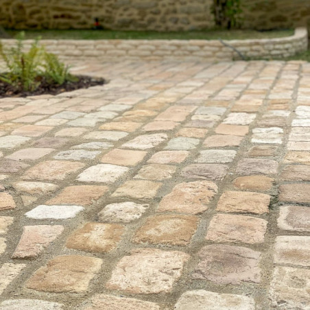 Pavé Chantilly style ancien en pierre reconstituée