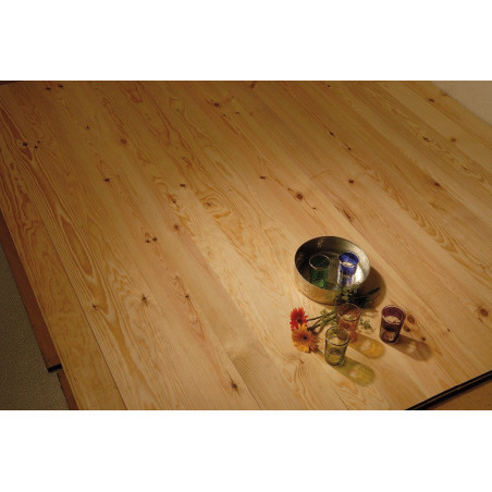 Échantillon de parquet petits nœuds en pin des landes
