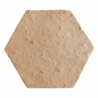Échantillon de tomette tradi hexagonale rose restauration