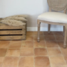 20x20x2 tomette carree moulee main rosee