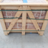 carrelage travertin rouge premier choix en palette bois