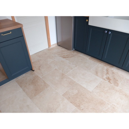 Carrelage en travertin premier choix light