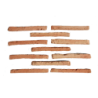 briquette murale sur fond blanc