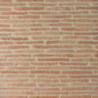pierre parement briquette ton rosé