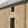 linteau manoir pierre ocre