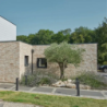 pierre parement cubik utilisée pour le revêtement d'une façade de maison