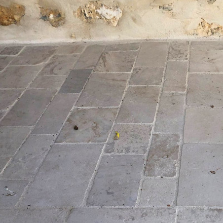 Pavé pour allée piétonne en pierre du Nivernais