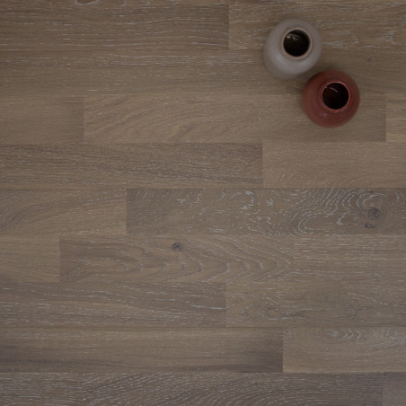 Parquet contrecollé 3 frises en chêne Rustique