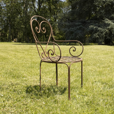 Fauteuil cœur en fer
