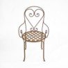 Fauteuil cœur fer