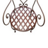 assise quadrille avec dossier en forme de coeur
